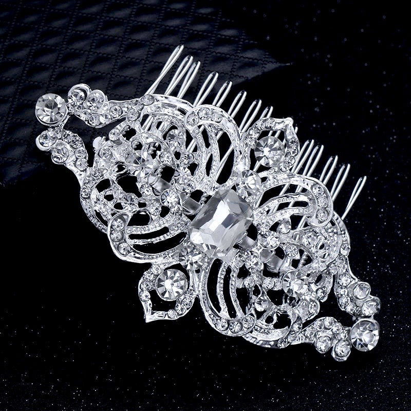 "Tanya" - Vintage Crystal Bridal Hair Comb