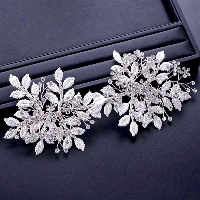 Wedding Hair Accessories - Silver Crystal Bridal Headband/Hair Vine