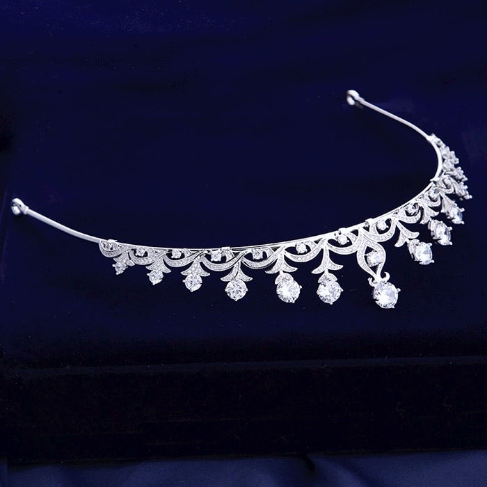 "Pauline" - Wedding Cubic Zirconia Tiara