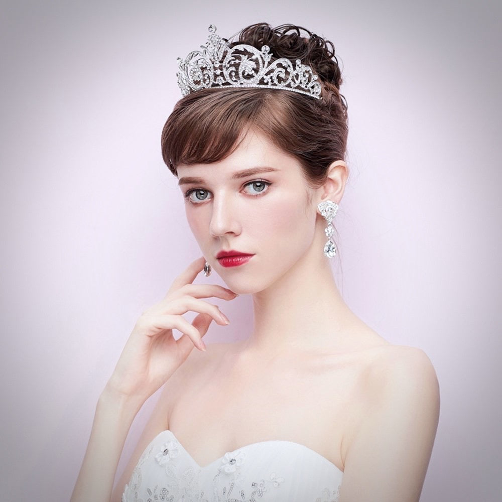 "Liz" - Wedding Crystal Tiara