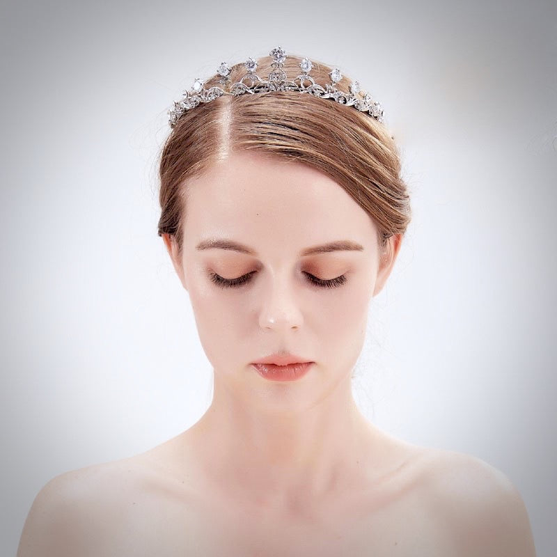 "Pauline" - Wedding Cubic Zirconia Tiara