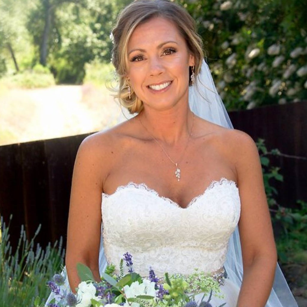 Wedding Jewelry - Cubic Zirconia Bridal Jewelry Set - Available in Silver, Rose Gold and Yellow Gold
