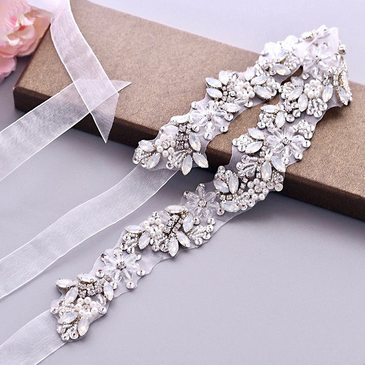 Bridal sash belt swarovski clearance