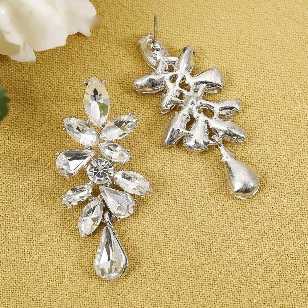 Wedding Jewelry - Rhinestone Bridal Earrings - Available in Silver and Gold
