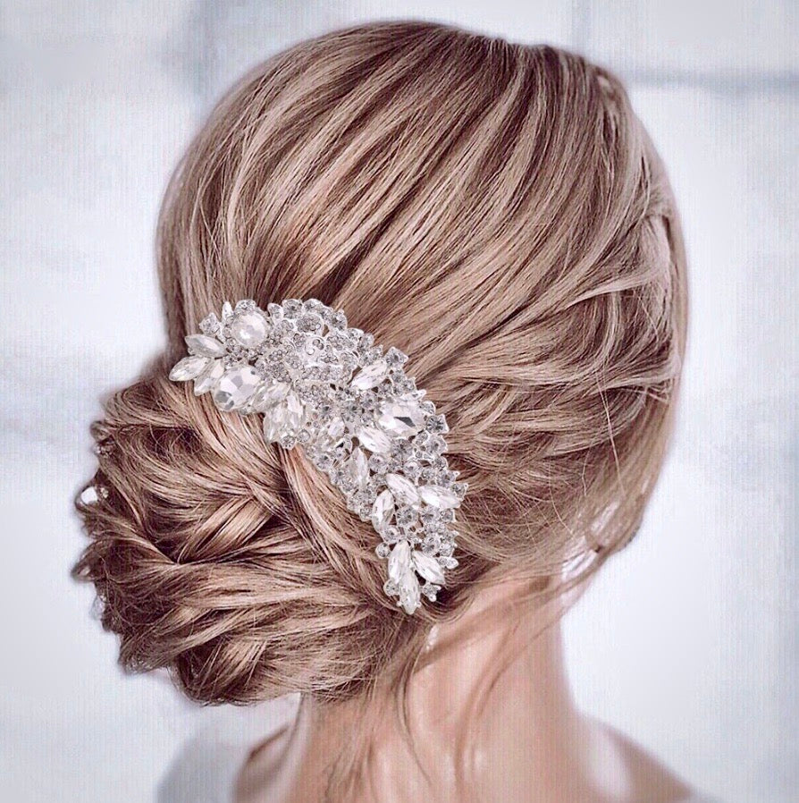 Wedding Hair Accessories - Austrian Crystal Bridal Hair Comb