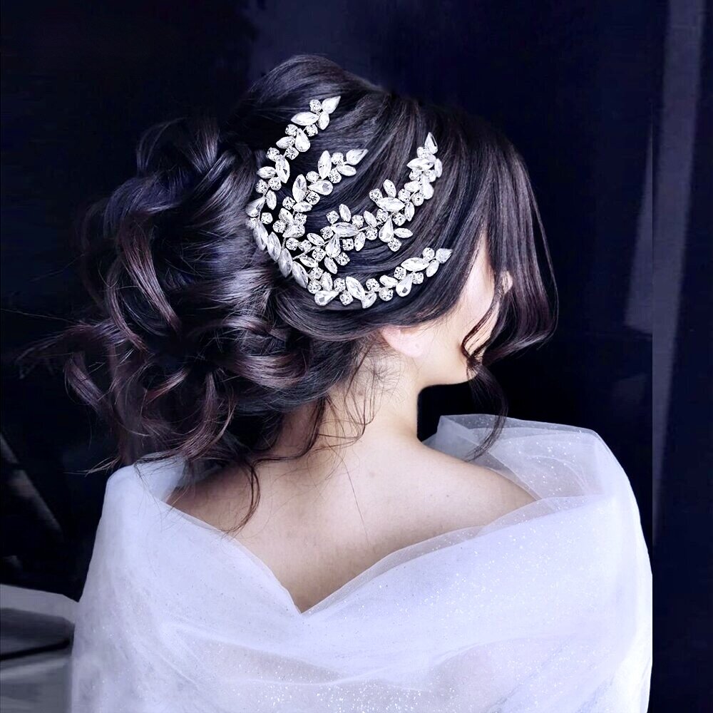 Wedding Hair Accessories - Rhinestone Crystal Bridal Headdress