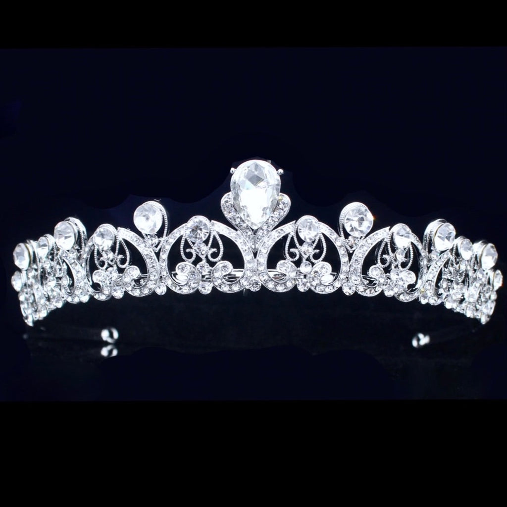 Wedding Hair Accessories - Rhinestone Wedding Tiara