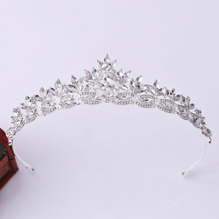 Wedding Hair Accessories - Wedding Rhinestone Tiara - Available in Silver, Yellow Gold and Rose Gold