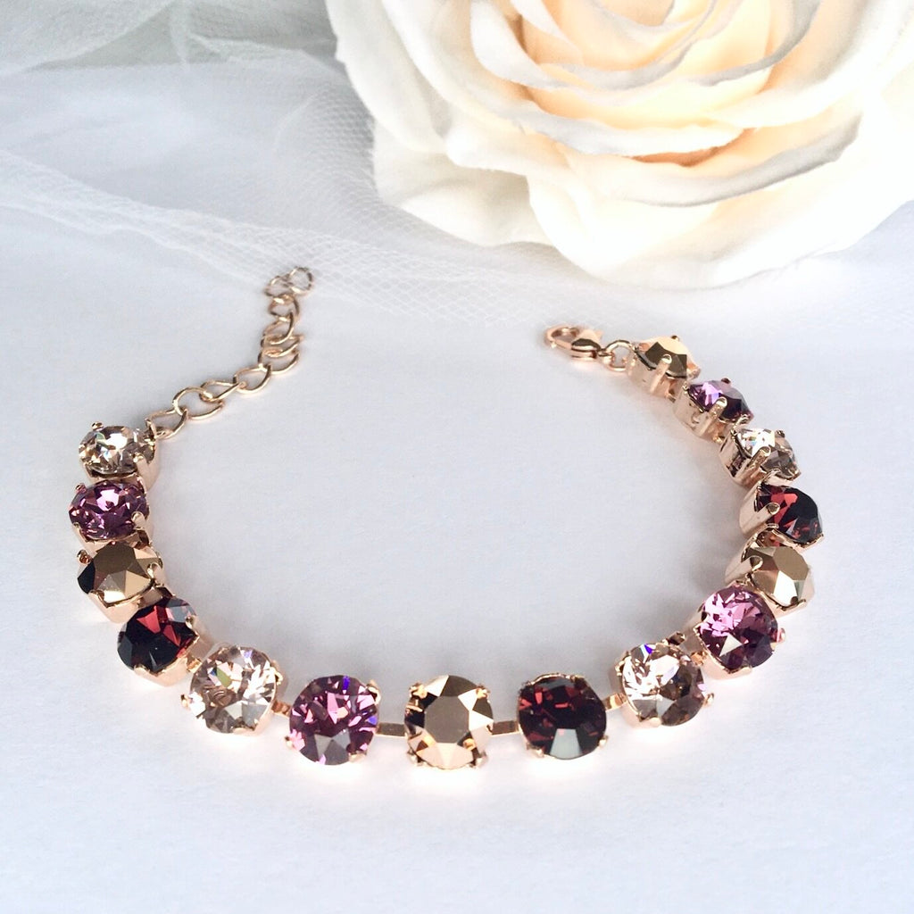 Wedding Jewelry - Swarovski Crystal Bridal Bracelet - More Colors