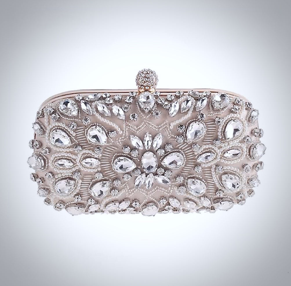 Wedding Accessories Beaded Bridal Handbag Clutch