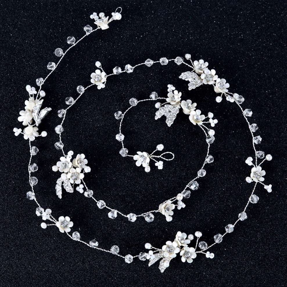 Bridal Hair Accessories - Pearl and Crystal Bridal Hair Vine