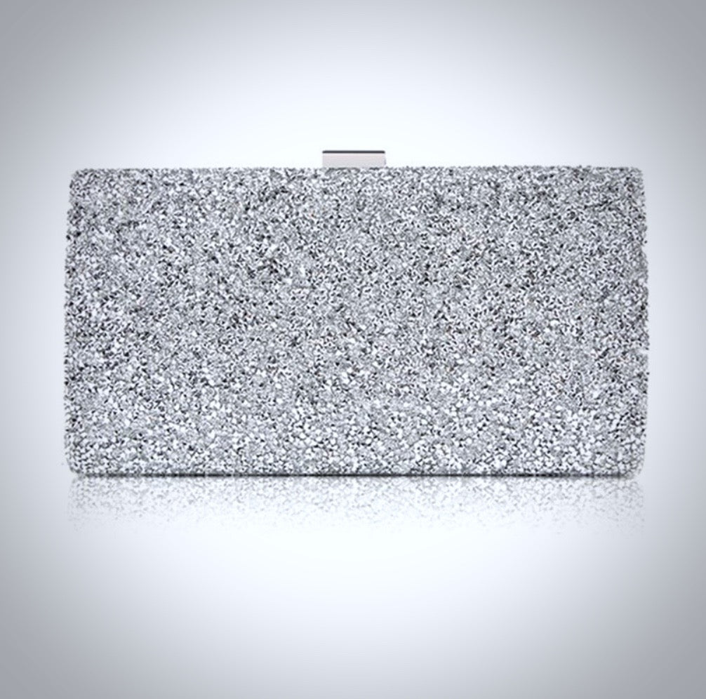 Wedding Accessories - Crystalized Bridal Handbag Clutch