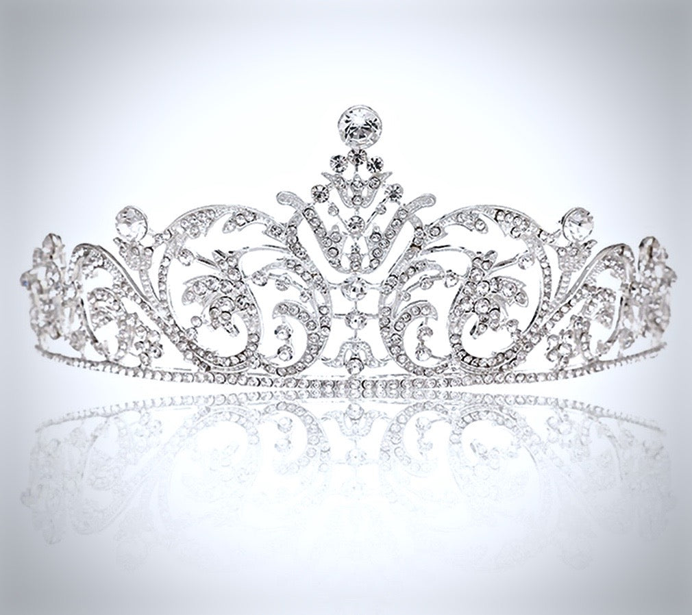 "Liz" - Wedding Crystal Tiara