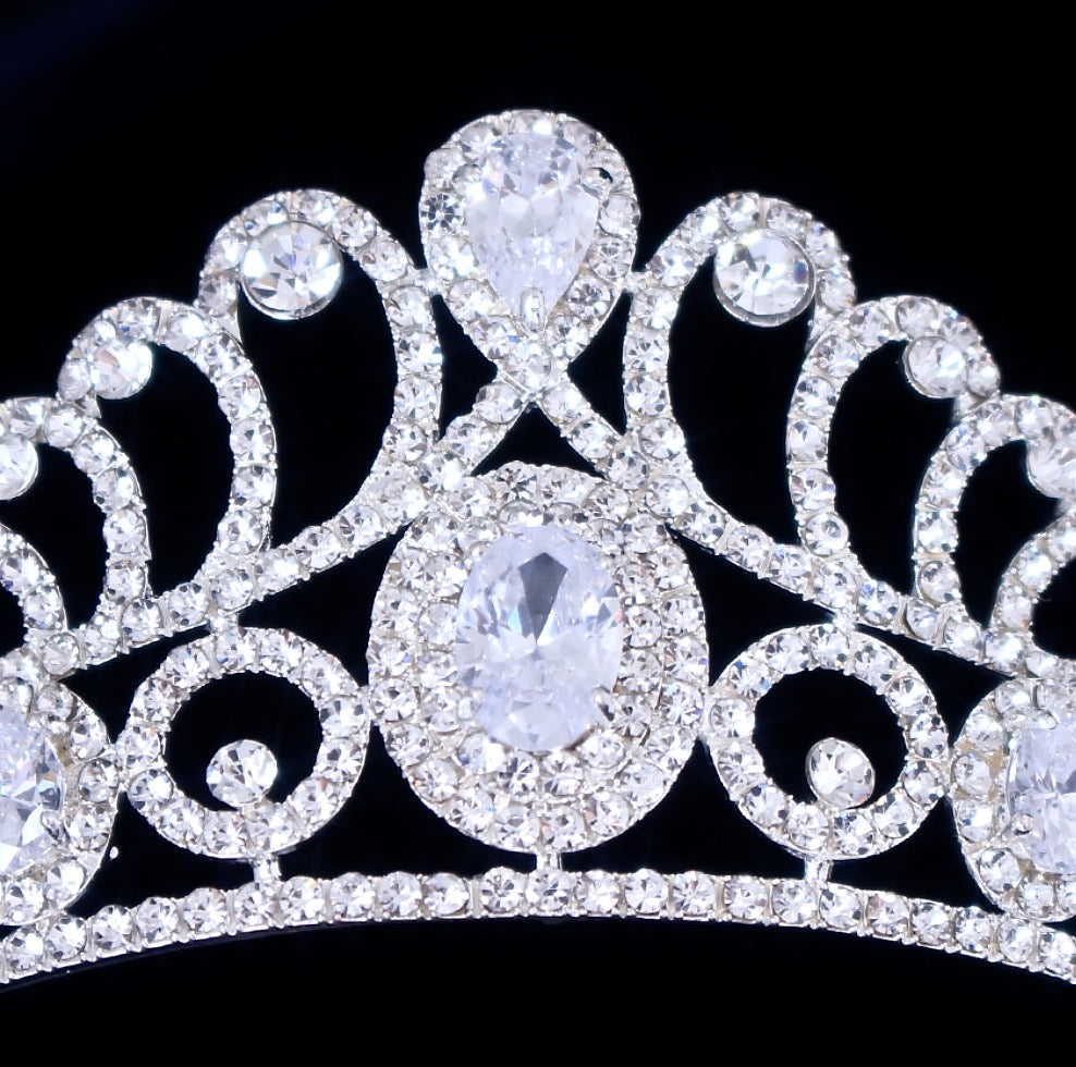 "Sharon" - Cubic Zirconia Bridal Tiara