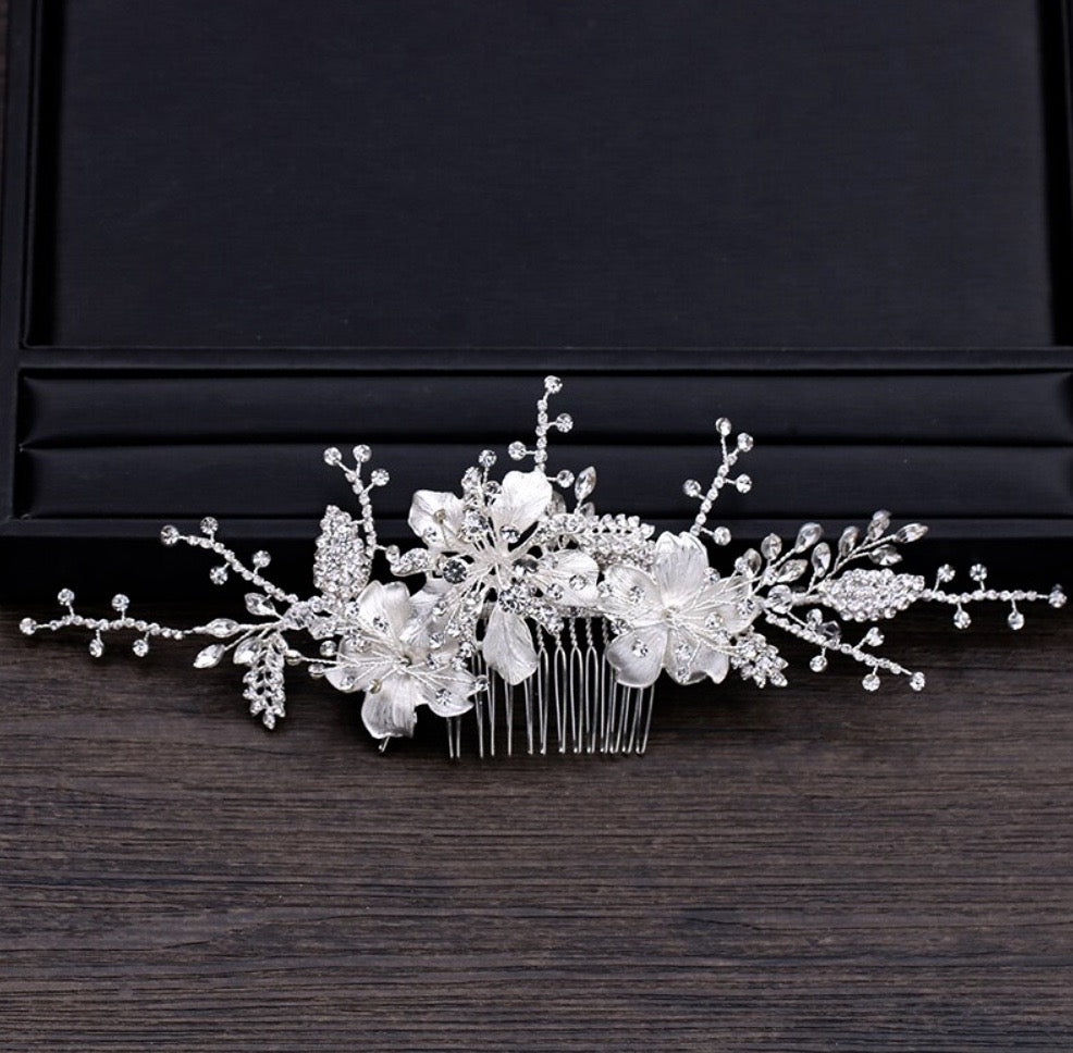 Wedding Hair Accessories - Crystal Bridal Hair Comb - Available in Gold and Silver