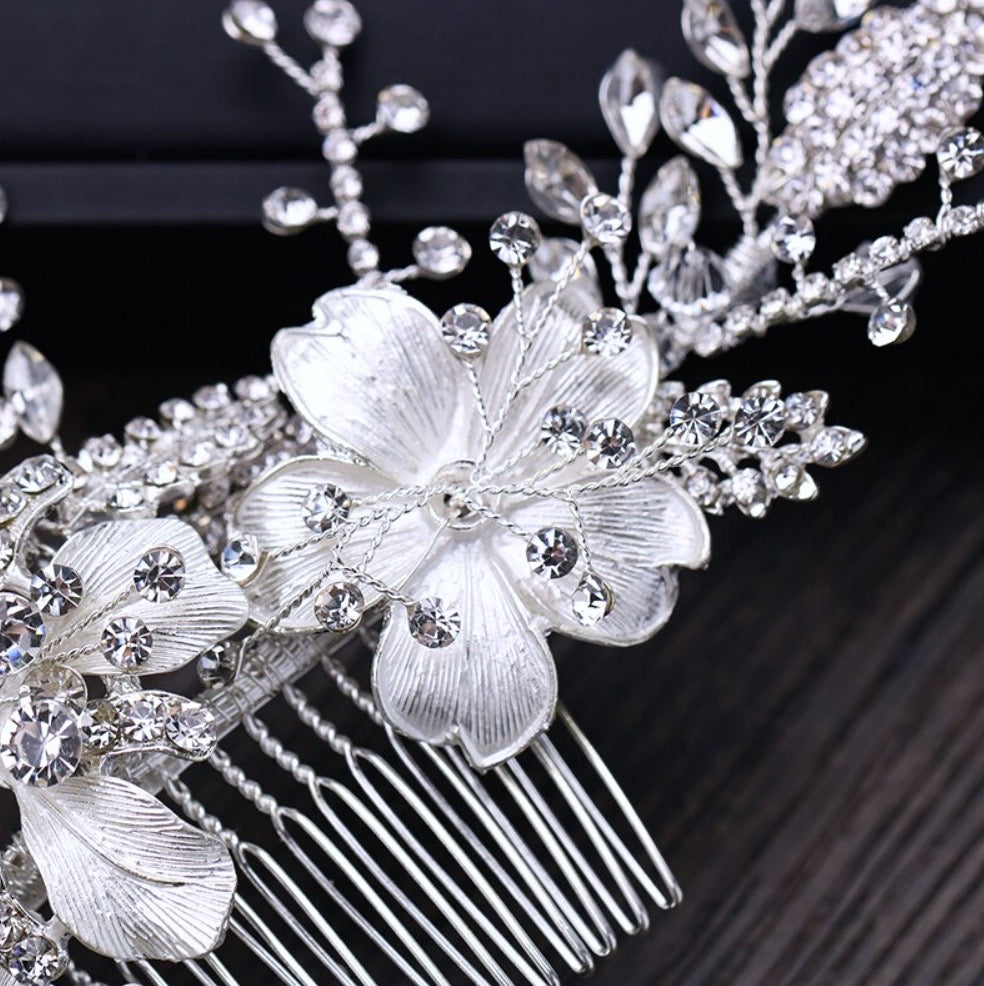 Wedding Hair Accessories - Crystal Bridal Hair Comb - Available in Gold and Silver