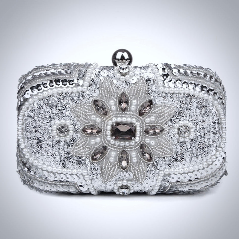 Beaded Bridal Handbag Clutch