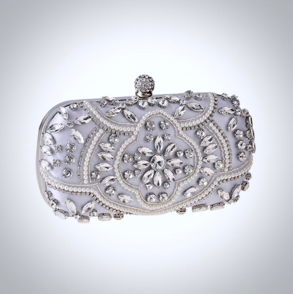 Wedding Accessories - Beaded Bridal Handbag Clutch