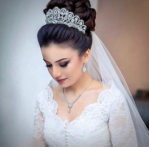 Wedding Hair Accessories - Silver Rhinestone Bridal Tiara