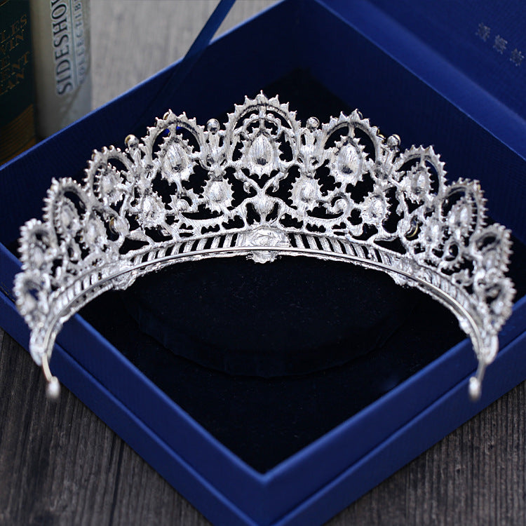 Wedding Hair Accessories - Silver Rhinestone Bridal Tiara