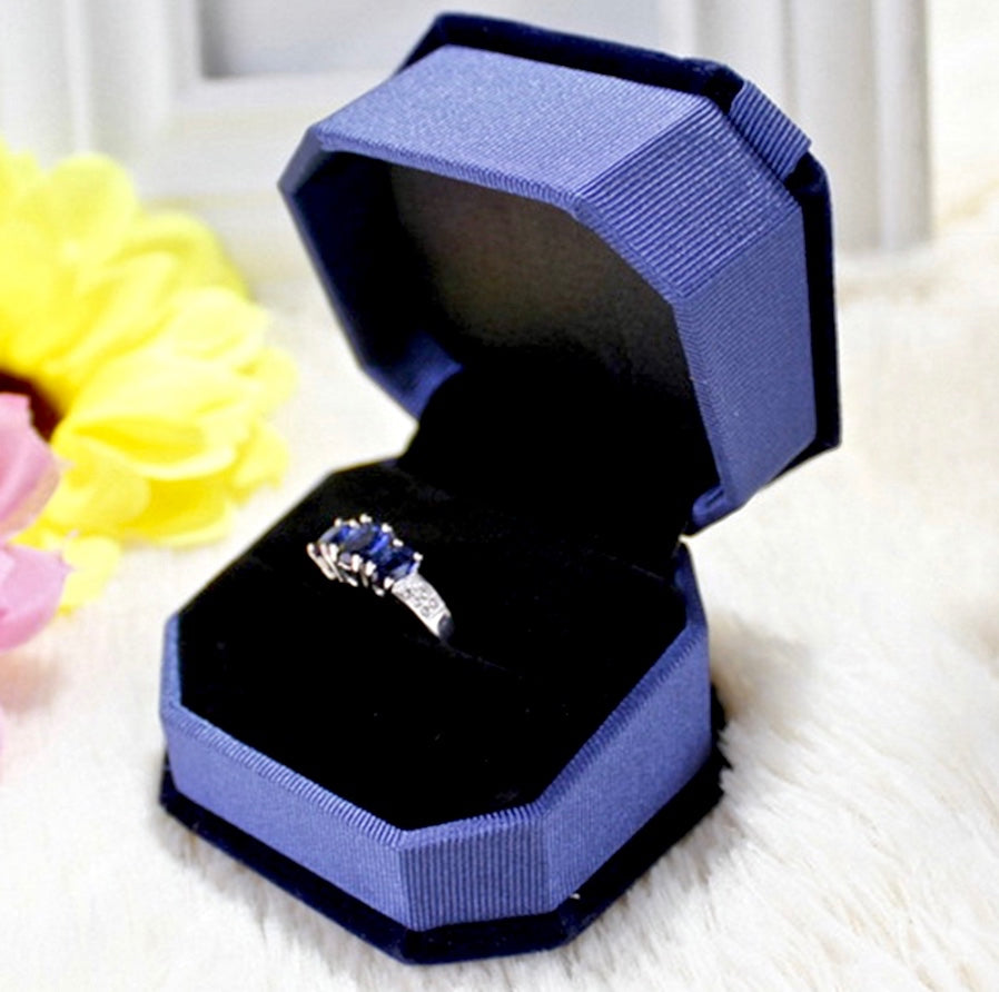 Wedding - Velvet Ring Boxes - More Colors Available
