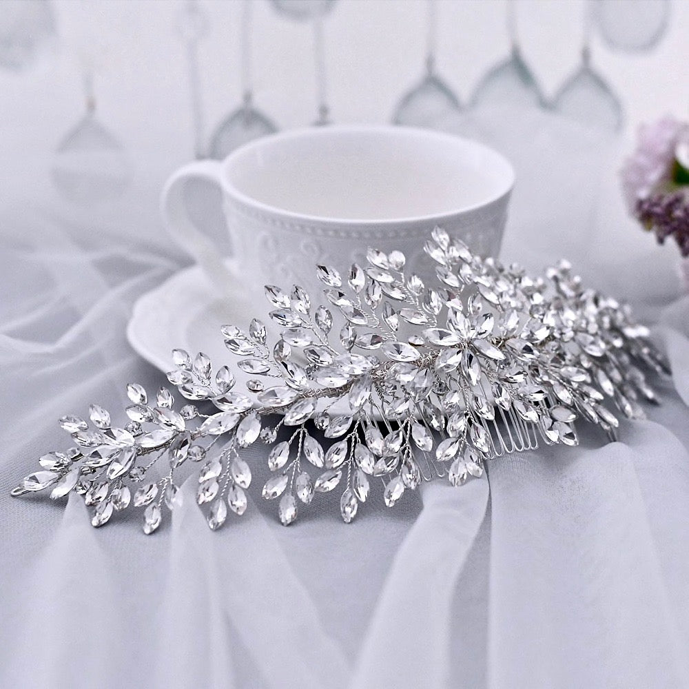 Wedding Hair Accessories - Austrian Crystal Bridal Hair Comb
