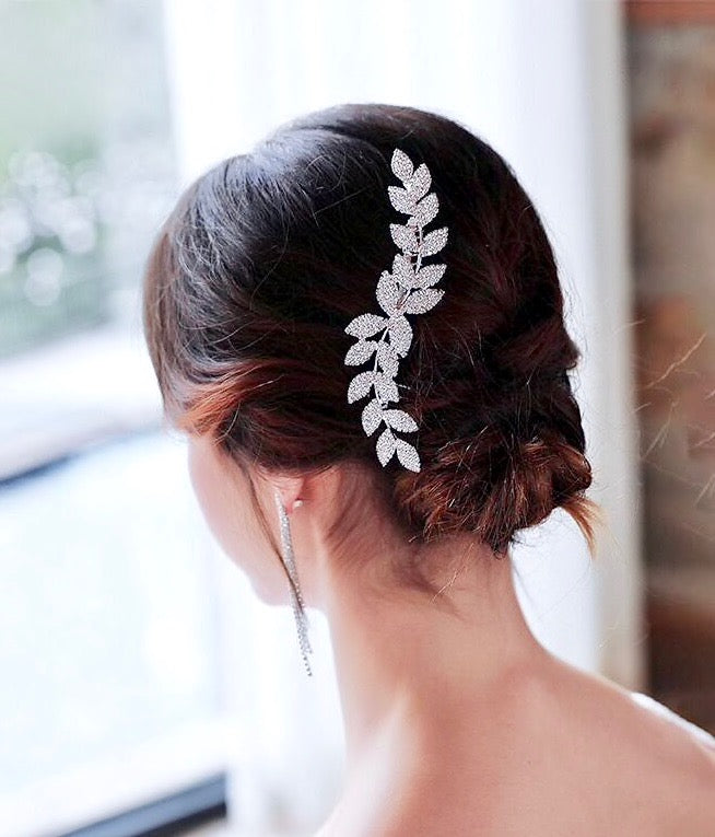 Wedding Hair Accessories - Crystal Bridal Hair Comb - Available in Rose Gold, Silver and Yellow Gold