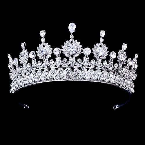 Wedding Hair Accessories - Crystal Wedding Tiara - Available in Silver and Gold