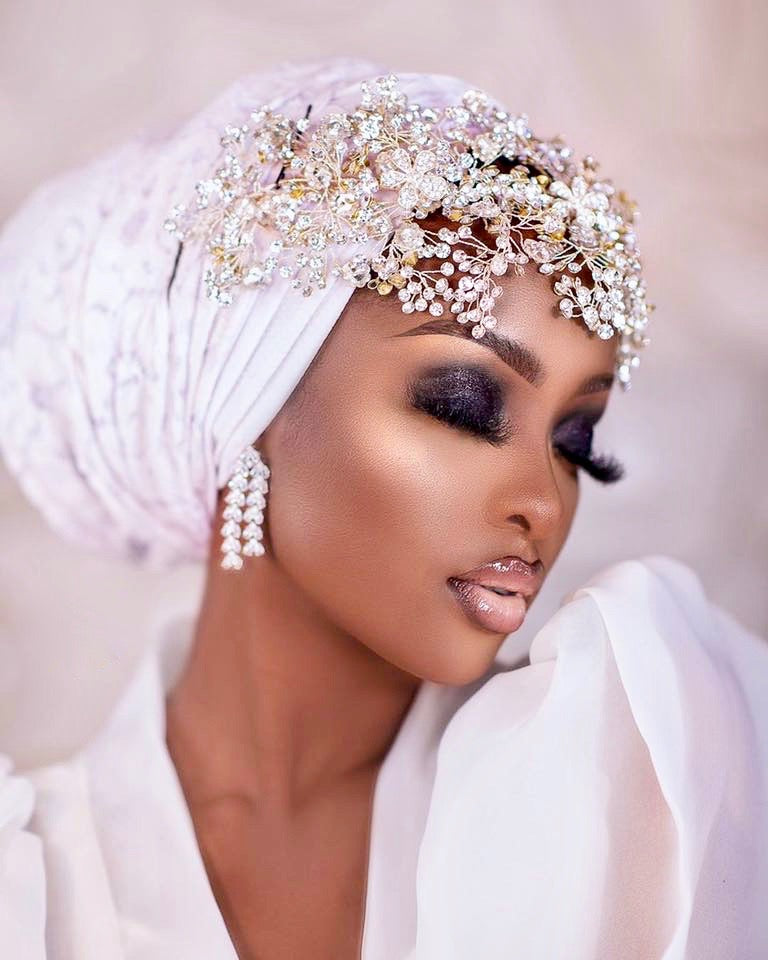 Wedding Hair Accessories - Crystal Bridal Headdress - Available in Gold and Silver