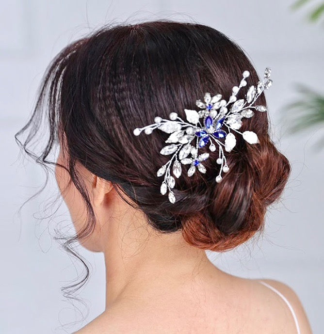 Wedding Hair Accessories - Pearl and Crystal Bridal Hair Comb - More Colors Available