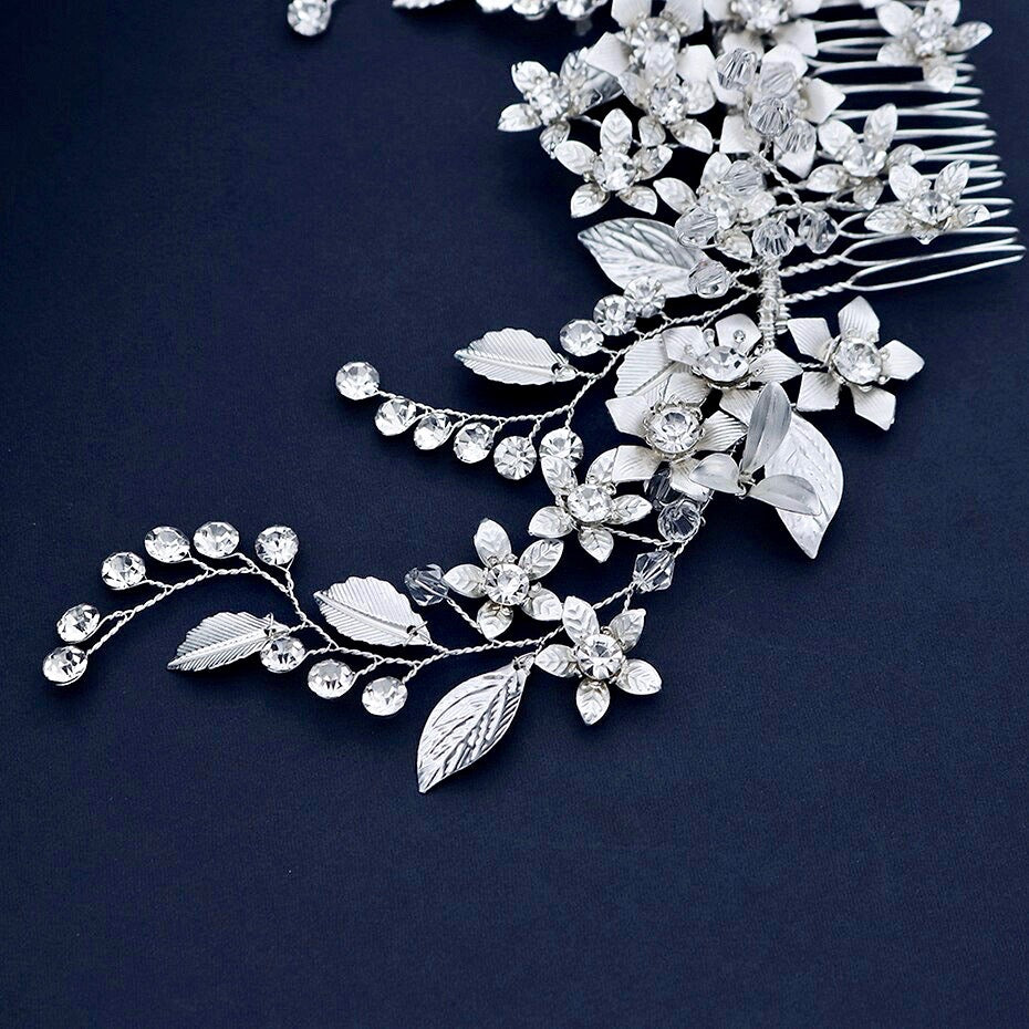 Wedding Hair Accessories - Austrian Crystal Bridal Hair Comb