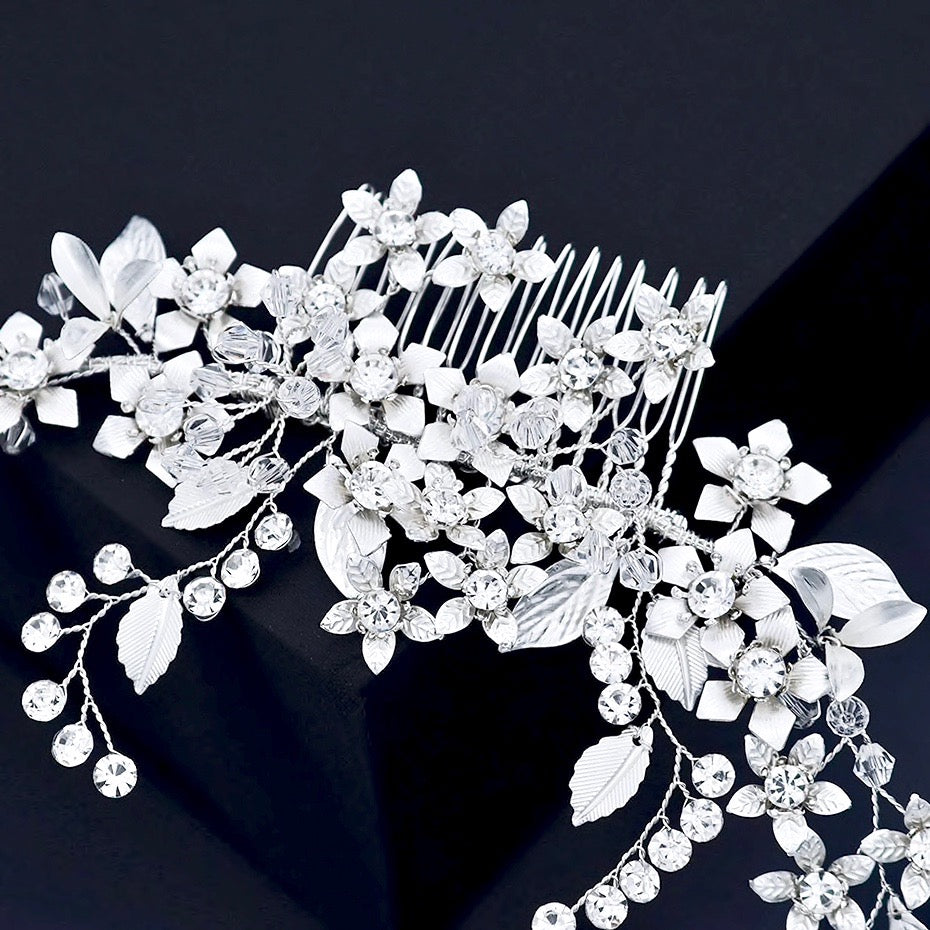 Wedding Hair Accessories - Austrian Crystal Bridal Hair Comb