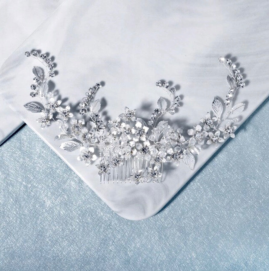 Wedding Hair Accessories - Austrian Crystal Bridal Hair Comb