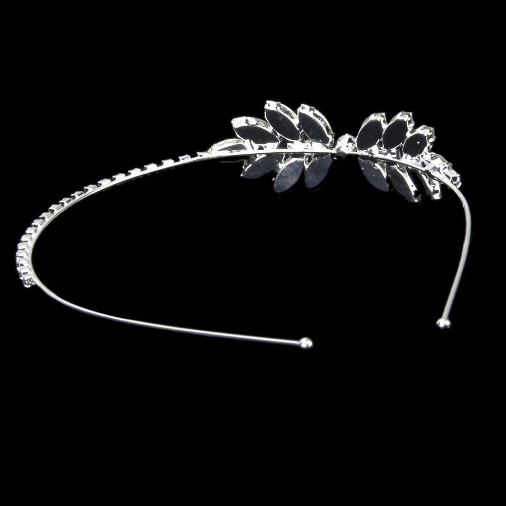 Wedding Hair Accessories - Swarovski Opal Bridal Side Headband