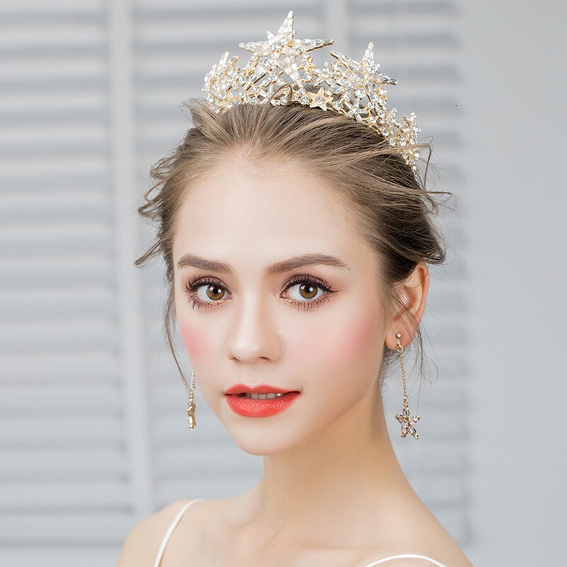Wedding Hair Accessories - Star Bridal Tiara