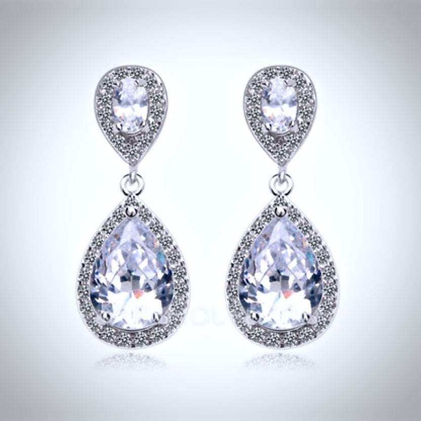 Wedding Jewelry - Cubic Zirconia Bridal Jewelry Set