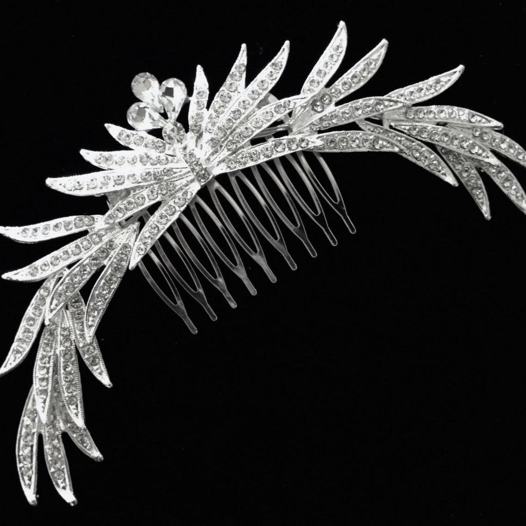 Wedding Hair Accessories - Austrian Crystal Bridal Hair Comb