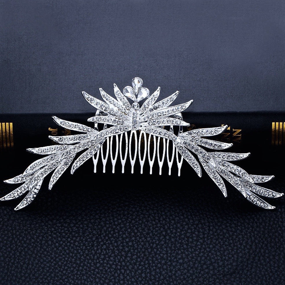 Wedding Hair Accessories - Austrian Crystal Bridal Hair Comb