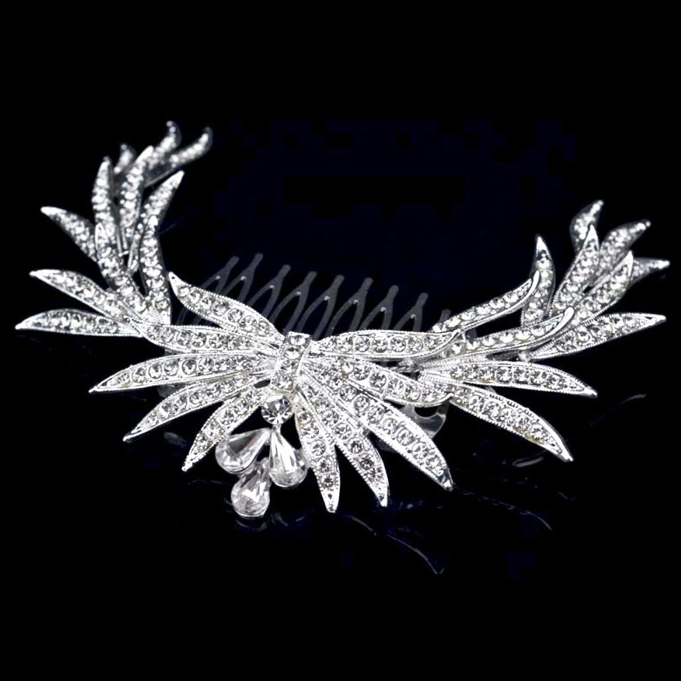 Wedding Hair Accessories - Austrian Crystal Bridal Hair Comb