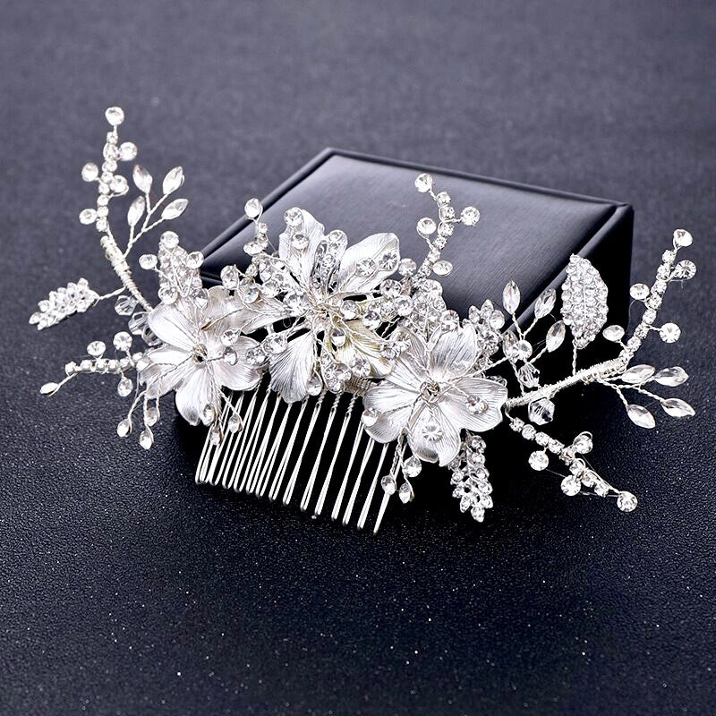 Wedding Hair Accessories - Crystal Bridal Hair Comb - Available in Gold and Silver