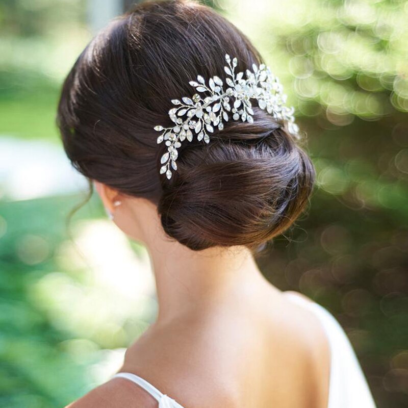 Wedding Hair Accessories -  Opal Bridal Hair Comb