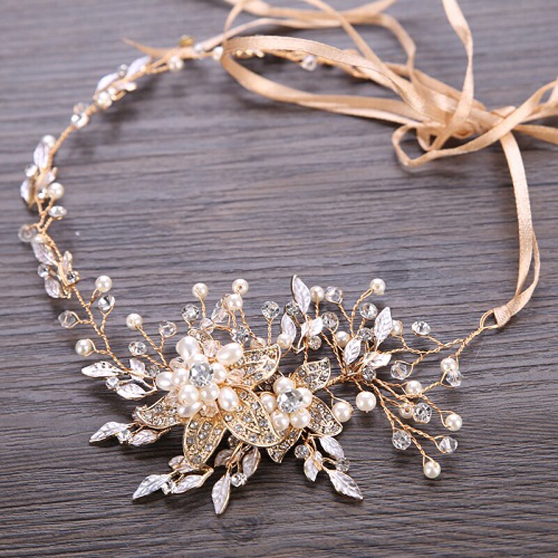 Wedding Hair Accessories - Pearl and Crystal Bridal Headband - More Colors