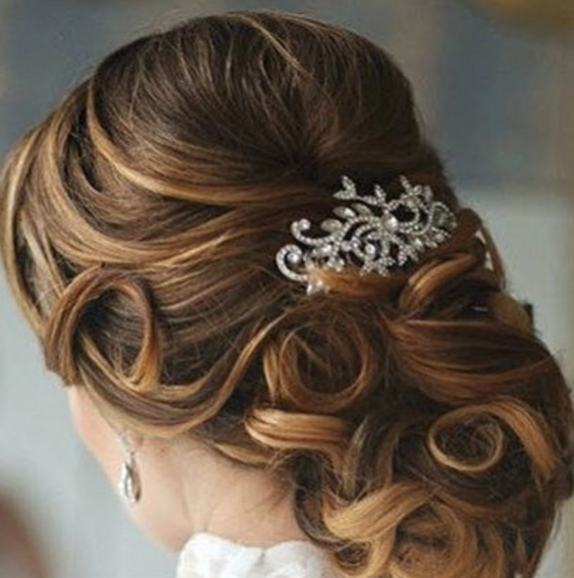 "Lucille" - Crystal Bridal Hair Comb