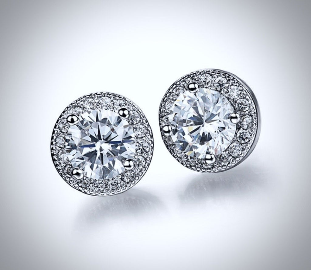 "Brooklyn" - Cubic Zirconia Adjustable Bracelet and Earrings Set