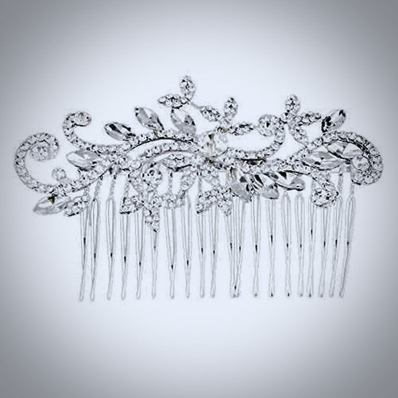 "Lucille" - Crystal Bridal Hair Comb
