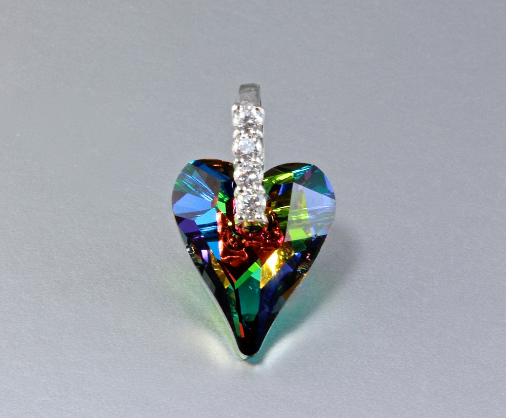 "Wild Heart" - Swarovski Crystal and Sterling Silver Necklace